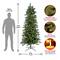 7.5ft. Pre-Lit Balsam Artificial Christmas Tree, Dual Color® LED Lights